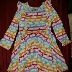 DotDotSmile ~ Ruffles dress ~ size 12-24 months ~ like new